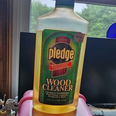 Vintage 1994 Pledge Wood Cleaner Liquid 80% Full 16 Fl Oz