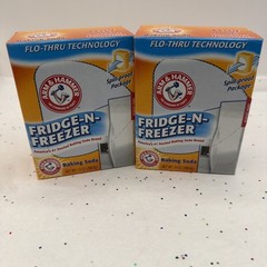 Arm & Hammer Fridge-N-Freezer Baking Soda Odor Absorber 14 Oz (2 Pack) New