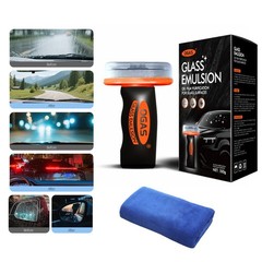 Car Glass Cleaner Windshield Oil Film Remover Roll-On Car Glass Cleaning Brush