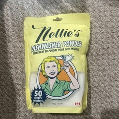 Nellie’s Dishwasher Powder 25.6 Ounce Plant Based Eco-Friendly Cleaning Solution