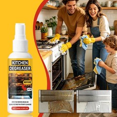 Kitchen Degreaser Heavy Duty Cleaning Stain Remover 120ml Oven Grill Oil Cleaner