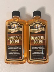 (2-Pack) PARKER & BAILEY ORANGE OIL POLISH Furnitures Woods CONDITIONER CLEANER