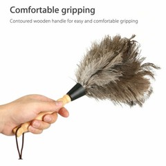 2PCS 13inch Ostrich Feather Duster Durable Dust Collecting Cleaning Tools USA
