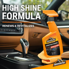 (3 pack) Armor All Ultra Shine Protectant Car Cleaning Spray – 16 fl oz
