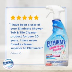 Clean-X Eliminate Shower Tub & Tile Cleaner- 32 fl oz. – 16 Fl Oz (Pack of 2)