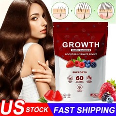 Hair Growth Gummies – Biotin, Vitamins Plant Extracts, Supports Health…