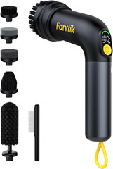 G9 Handy Cordless Electric Spin Scrubber, Magnastorm Motor, Dual-Speed, 5 Brush