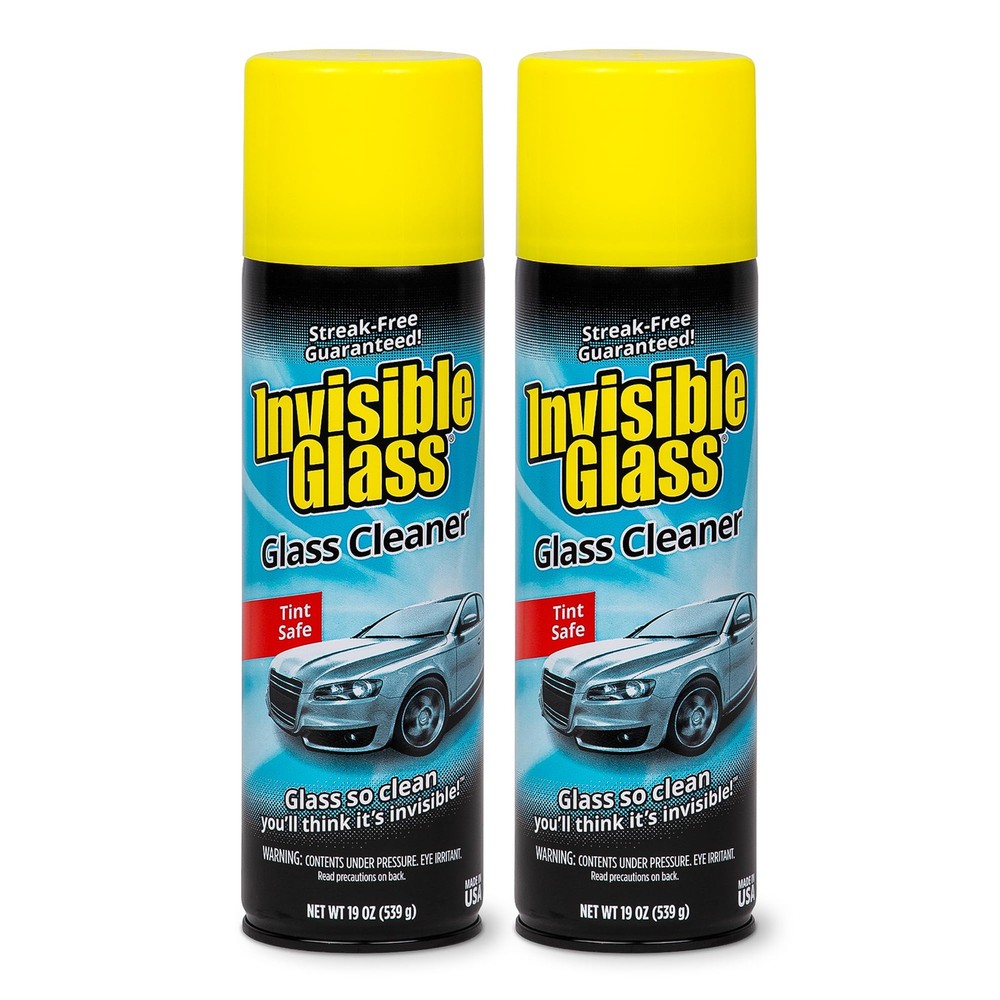 911642PK Premium Aerosol Glass Cleaner Spray for Car Windshields and Windows,…