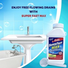 Professor Amos 16 oz. SuperFast Max Concentrated Powder Drain Opener New