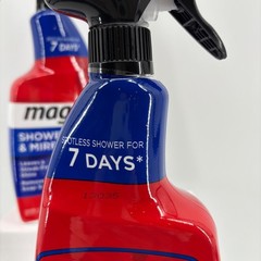 Magic Shower Glass & Mirror Cleaner 28oz Stay Clean Technology 2 Pack Spray
