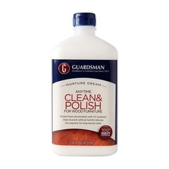 Guardsman Revitalizing Wood Polish Cream 16oz Silicone Free UV Protection
