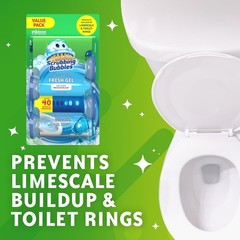 Scrubbing Bubbles Fresh Gel Toilet Bowl Cleaning Stamps, Helps Keep Toilet Cl…