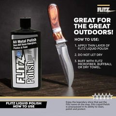 FLITZ All Metal Polish 1 Gallon/128 fl oz Liquid Formula (SEE VIDEO)