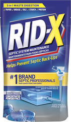 Rid-X Septic Tank Treatment Enzymes, 3 Month Supply Septi-Pacs, 3.2oz