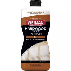 Weiman 32 oz. Hardwood Floor Polish and Restorer High-Traffic, Scratch Resistant