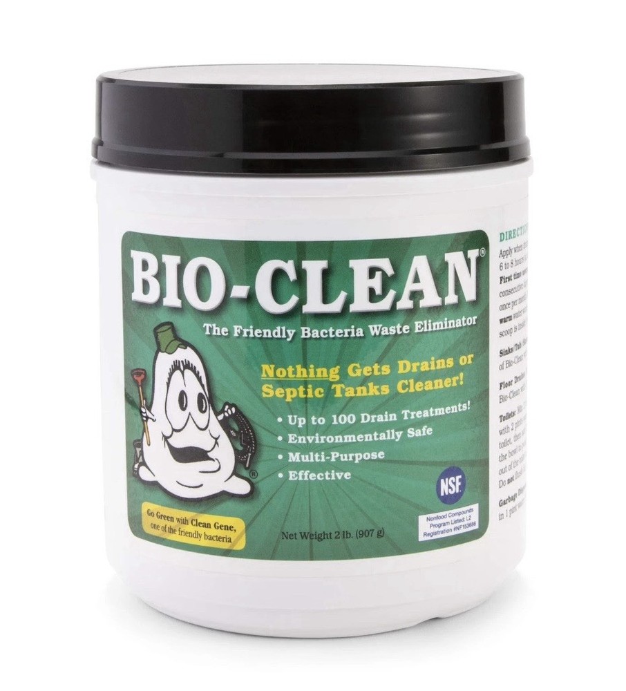 2lb Bio-Clean Drain & Septic Cleaner Natural Grease Trap Drain Treatment