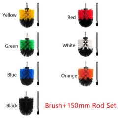 Drill Brush Electric Attachment Set Power Scrubber Cleaner Cleaning Carpet New