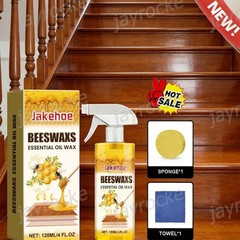 Beeswax Spray, Beeswaxs Essential Oil Wax, Multi-Purpose Furniture Wood Cleaner