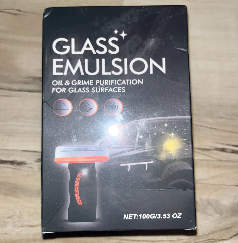 Handheld Glass Oil Film Remover, 2025 New Car Oil Films Cleaner Removes Smudges