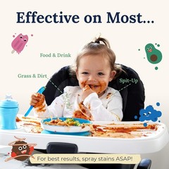 Messy Eater Stain Treater Spray – 4oz & 10 Wipes Stain Remover – Newborn & Ba…