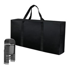 Folding Chair Storage Bag Heavy Duty Large 40.5″ L x 12.5″ W x 20″ H Plastic …