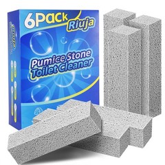 6 Pack Pumice Stone Toilet Bowl Cleaner, Pumice Stone for Cleaning, Powerfull…