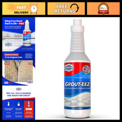 Heavy-Duty Grout Cleaner – Powerful Tile & Floor Stain Remover, 32 oz for Bathro