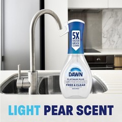 Free Clear Powerwash Dish Spray Soap Pear Scent Refill 16 Fl oz 6 Pack