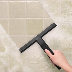 10-Inch Silicone Shower Squeegee with Hook – Streak-Free Cleaner for Glass, Tile