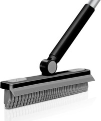 SetSail Grout Cleaner Brush with Long Handle, V-Shaped Floor Scrub Brush Swivel