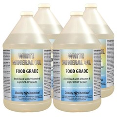 Mineral Oil 70 Food Grade, Light NF Grade – 4 gallon case