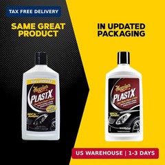 Meguiar’s PlastX Clear Plastic Polish, Fast & Easy Clear Plastic Restorer for He