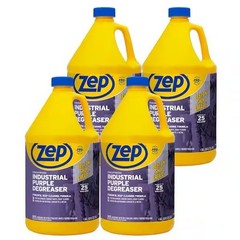 4 Pack ZEP 128 oz. Industrial Purple Degreaser w/ Low-Foam Formula, Concentrated