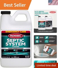 Septic Treatment – 64 Oz Non-Toxic Formula for Clogs & Flow Restoration