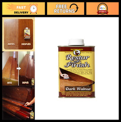 Dark Walnut Wood Finish Restorer – Repair Scratches, Eliminate Stains, 8 Fl Oz