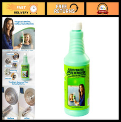 Hard Water Stain Remover – 20.3oz, Powerful Cleaner for Glass, Tile & Fixtures
