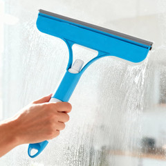 3 in 1 Window Cleaning Scraper with Sprayer, All-Purpose Squeegee for Shower …