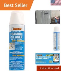 Heavy-Duty 19oz No Rinse Foam Cleaner for HVAC Coils – Fresh Lemon Scent