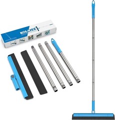 Long Handle Squeegee – 59″ Adjustable Foam Blade for Fast and Effective Cleaning
