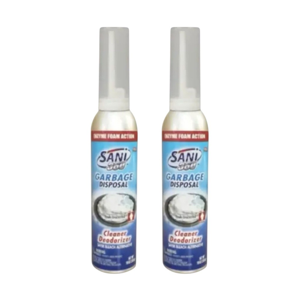 SANI 360° Garbage Disposal Cleaner & Deodorizer, Fresh Unscented, 10oz, 2 Count
