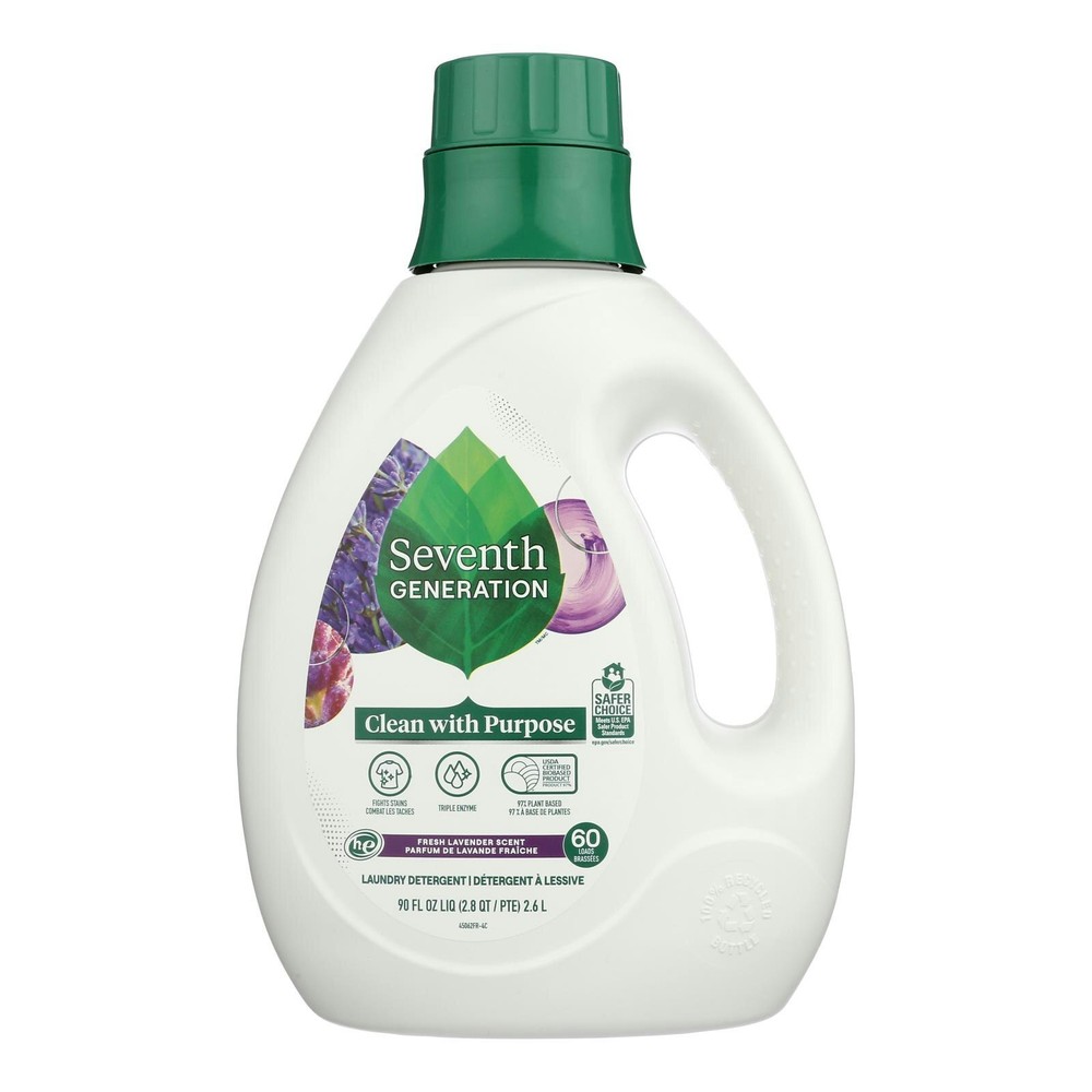 Seventh Generation – Liquid Laundry Lavender 90 fl. oz (Pack of 4)