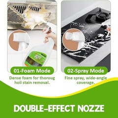 1/2Pack NUAN Cleaner Degreaser Spray, 16.91 oz, Heavy Duty Cleaner for Grease