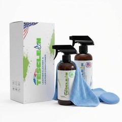 Tesla Leather Seat Cleaner & Conditioner, Made in the USA, Tesla Cleaning Kit…