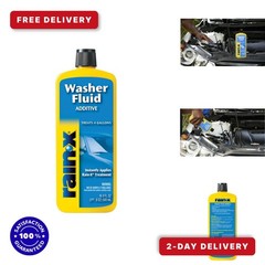 Rain-X Washer Fluid Additive – 16.9 fl. oz, Streak Free, Unscented