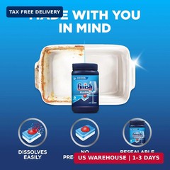 Finish Classic Dishwasher Pods, No Pre-Rinse 84 Count (Pack of 1)