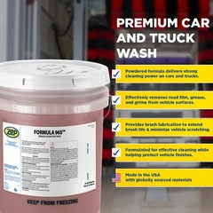 Zep Formula 965 Premium Car and Truck Wash – 5 Gallon Pail – 51733 – Prevents