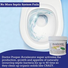 Drain Field Cleaner by Dr. Pooper – Clears Septic System Leach & Drain Field