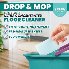 Ultra Concentrated Floor Cleaner For Mopping: 60 Natural, 100% Dissolvable Sh…