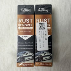RayHong Original Rust Remover Spray 30 ml 2-Pack Breaks Down Rust Exp 09/15/2028