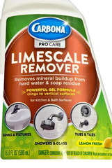 (2-Pk) CARBONA Sink Shower Glass Tubs Tiles Bath LIMESCALE REMOVER Lemon Fresh